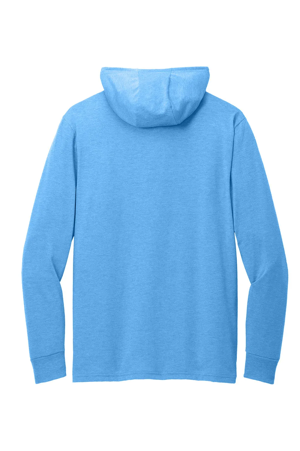 Allmade Herren Langarm Kapuzen-T-Shirt Hoodie - Azurblau