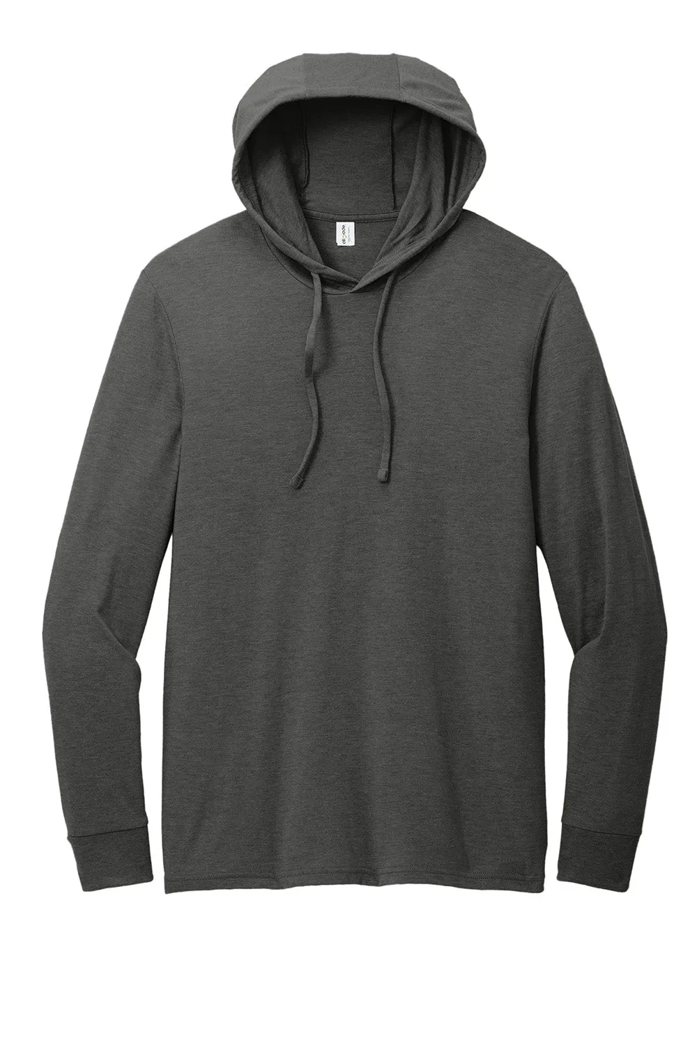 Allmade Herren Langarm Kapuzen-T-Shirt Hoodie - Weltraumschwarz