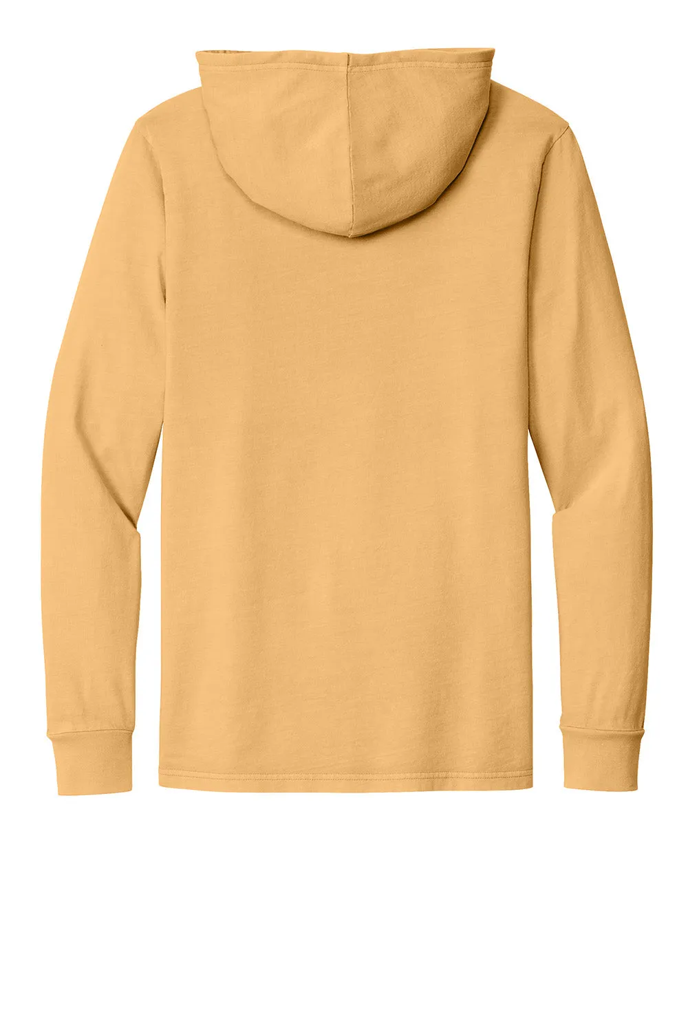 Allmade Herren Mineral Dye Langarm Kapuzen-T-Shirt Hoodie - Goldener Weizen