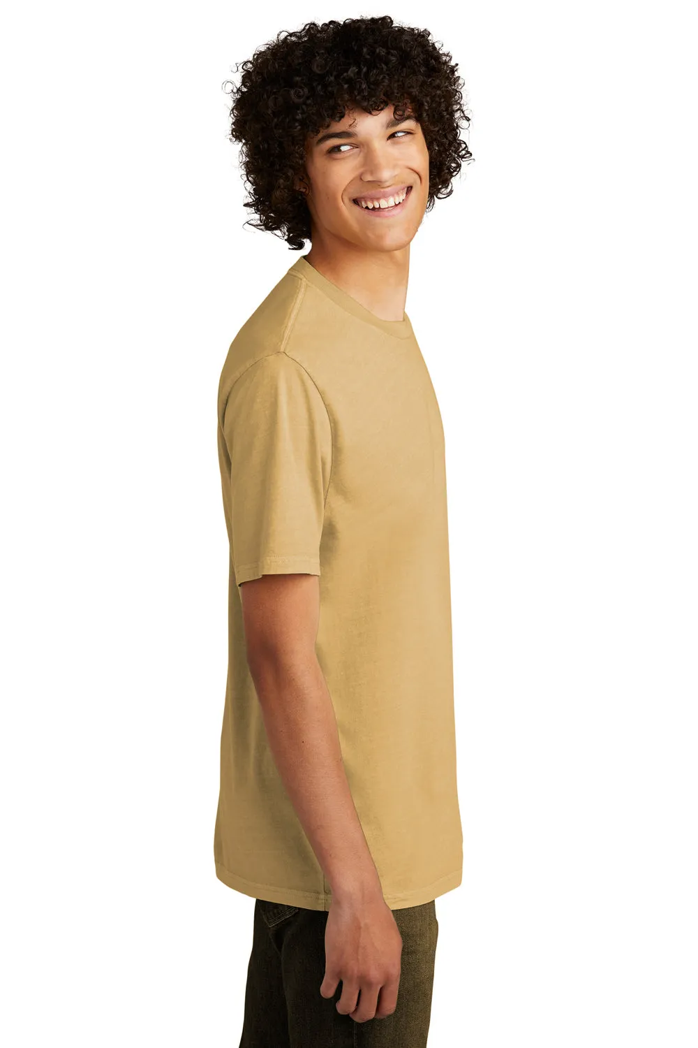 Allmade Herren Mineral Dye Kurzarm Rundhals T-Shirt - Goldener Weizen