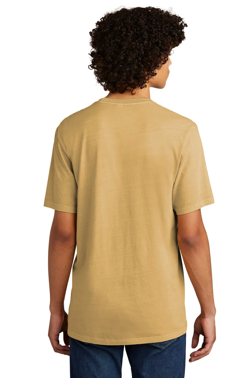 Allmade Herren Mineral Dye Kurzarm Rundhals T-Shirt - Goldener Weizen