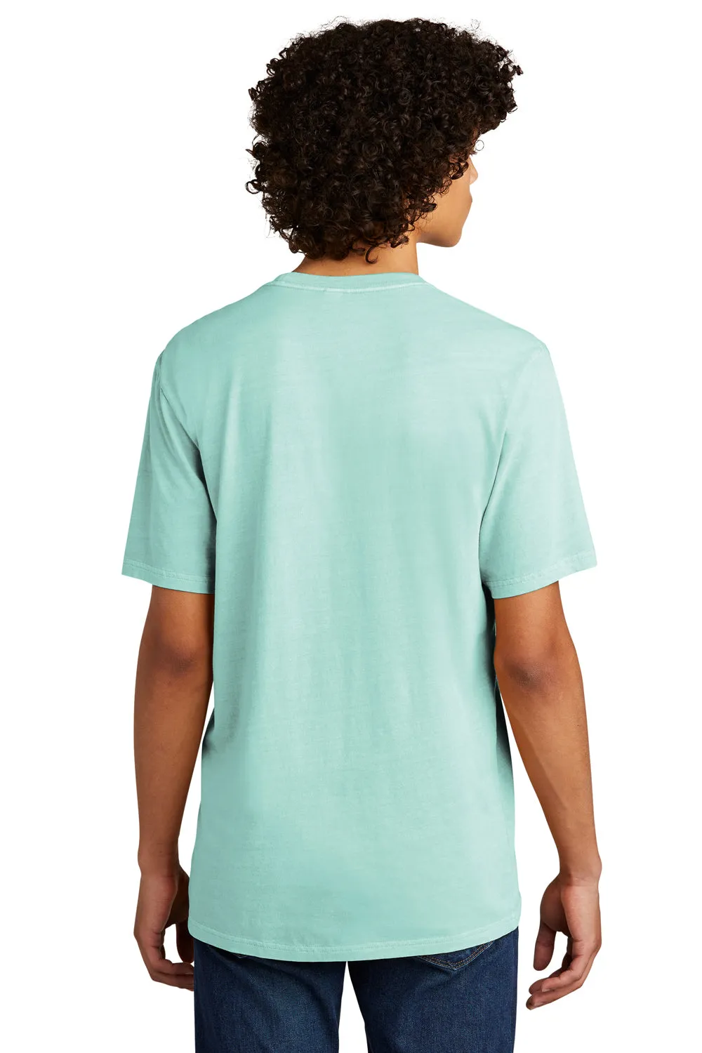 Allmade Herren Mineral Dye Kurzarm Rundhals T-Shirt - Salzwasserblau