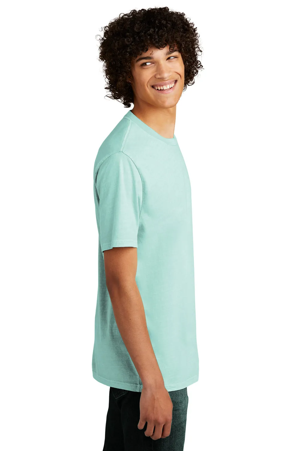 Allmade Herren Mineral Dye Kurzarm Rundhals T-Shirt - Salzwasserblau