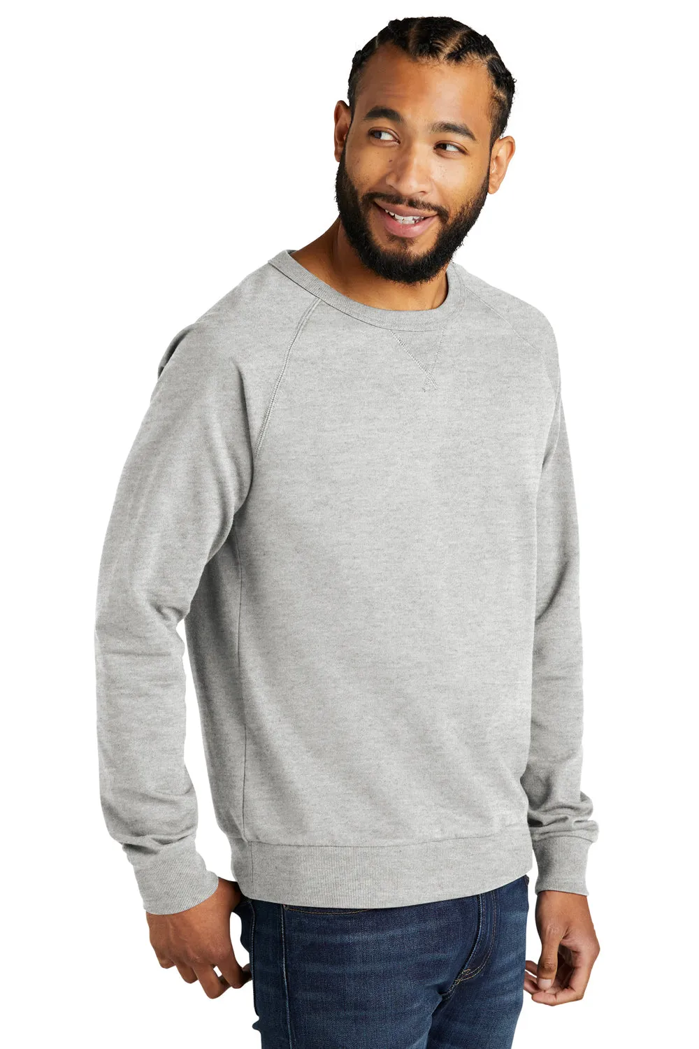 Allmade Herren Bio French Terry Crewneck Sweatshirt - Heather Granitgrau