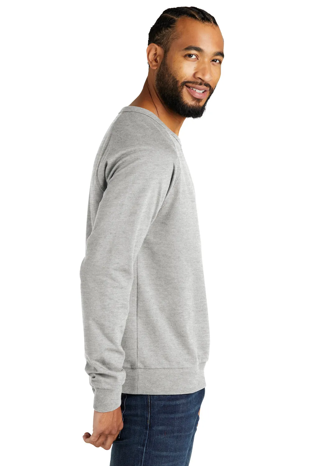 Allmade Herren Bio French Terry Crewneck Sweatshirt - Heather Granitgrau