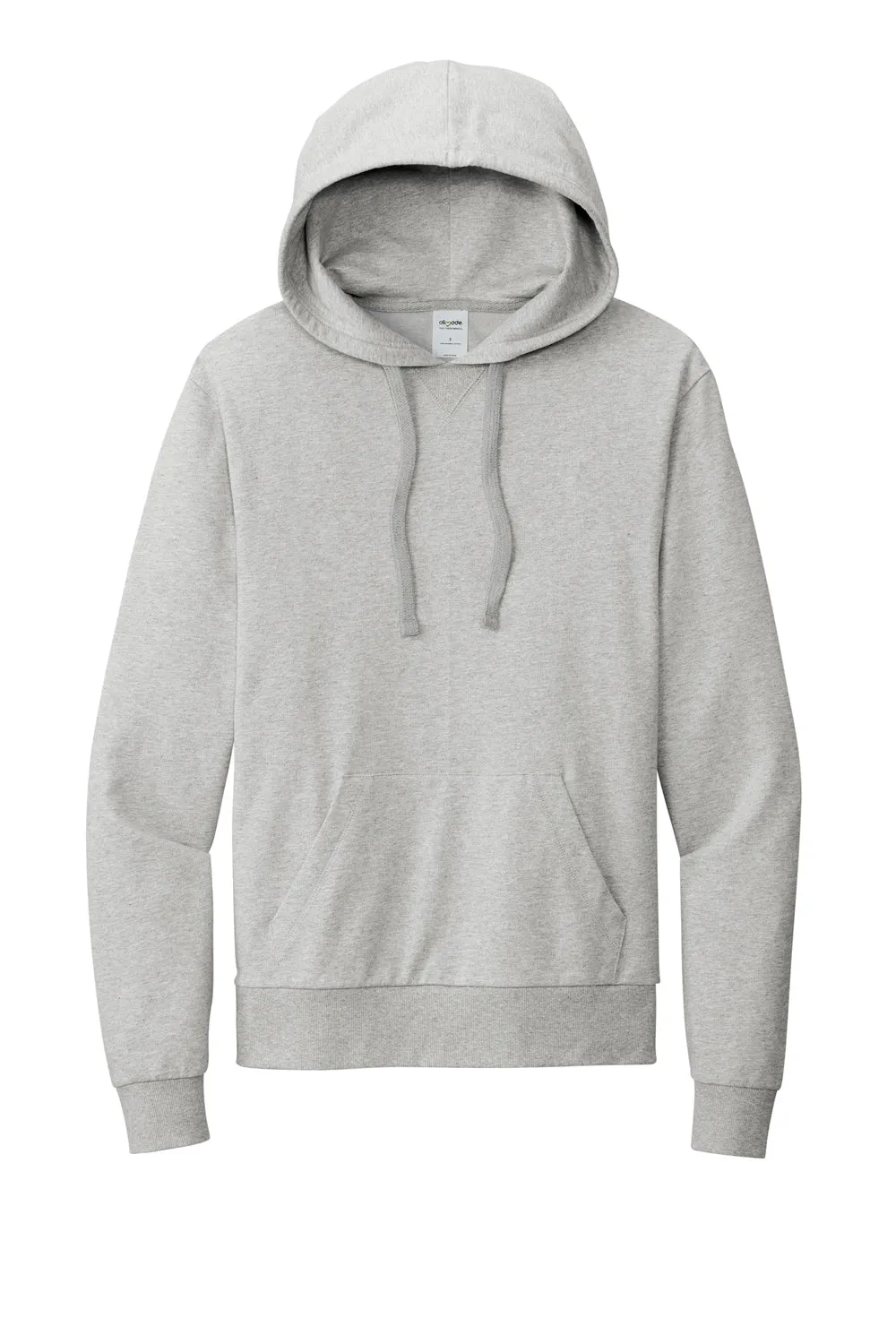 Allmade Herren Bio-French-Terry Kapuzenpullover mit Kangaroo-Tasche - Heather Granitgrau