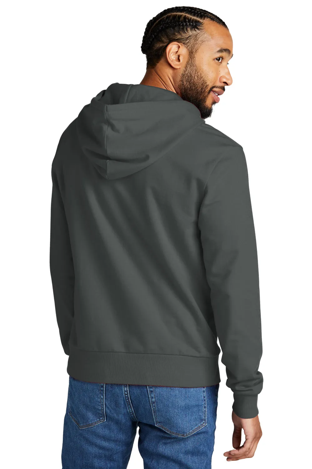Allmade Herren Bio-French-Terry Kapuzenpullover mit Kangaroo-Tasche - Geländegrau