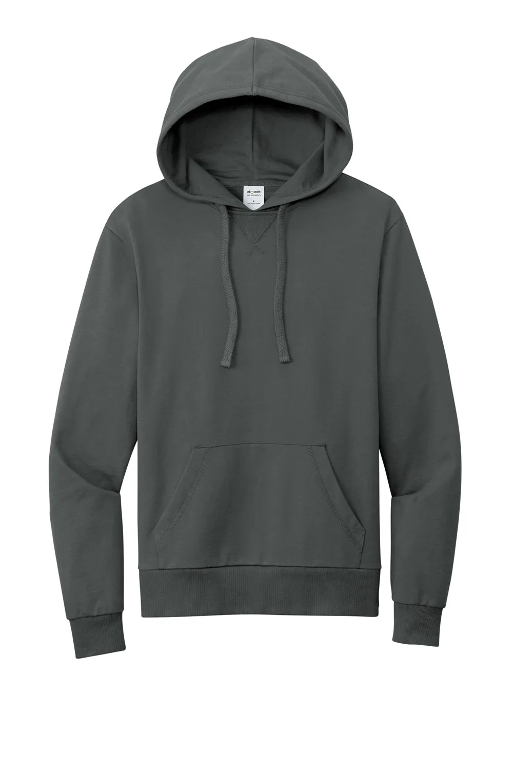Allmade Herren Bio-French-Terry Kapuzenpullover mit Kangaroo-Tasche - Geländegrau