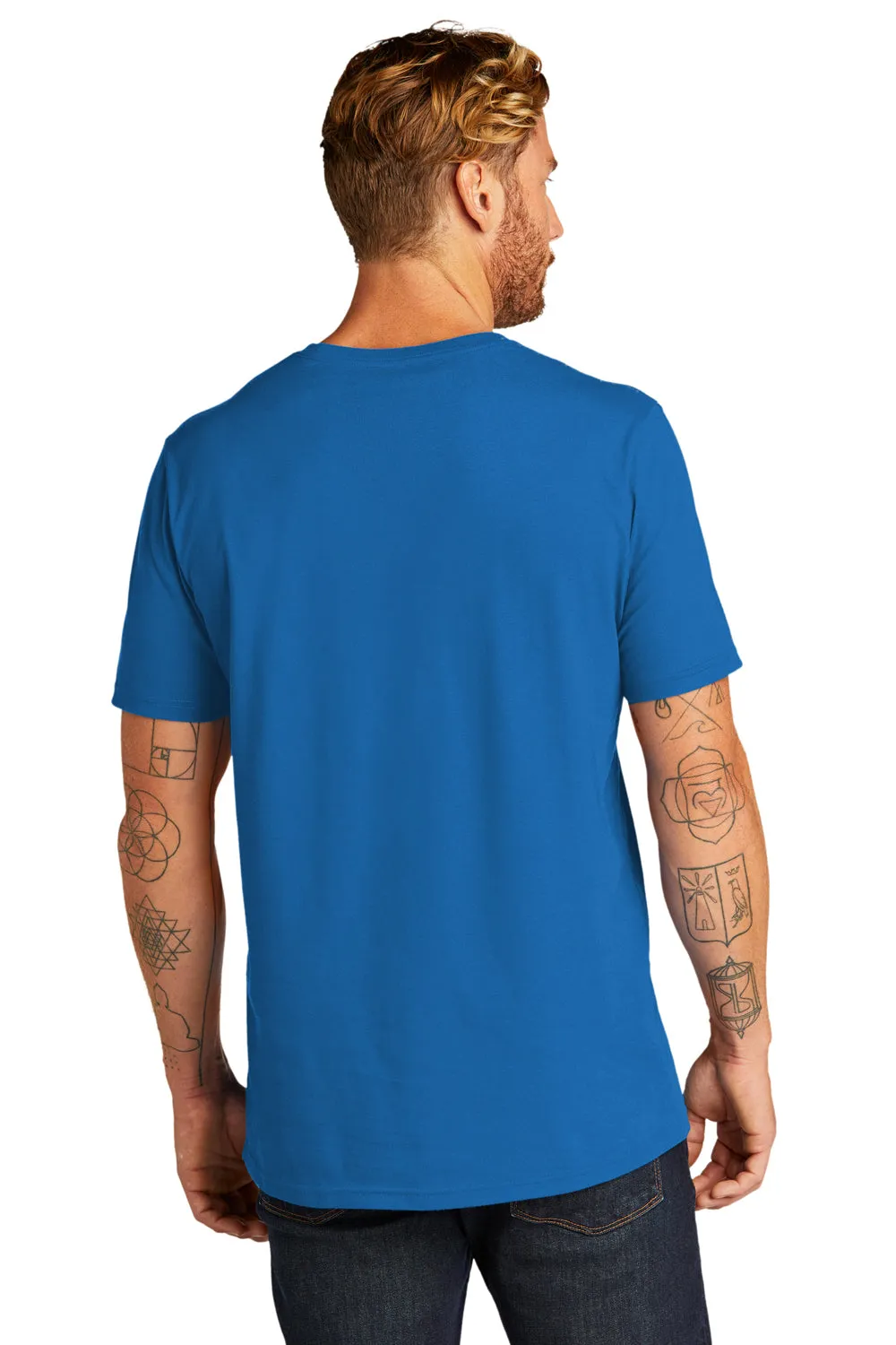 Allmade Herren Bio-Kurzarm-T-Shirt mit Rundhalsausschnitt - Beacon Blau
