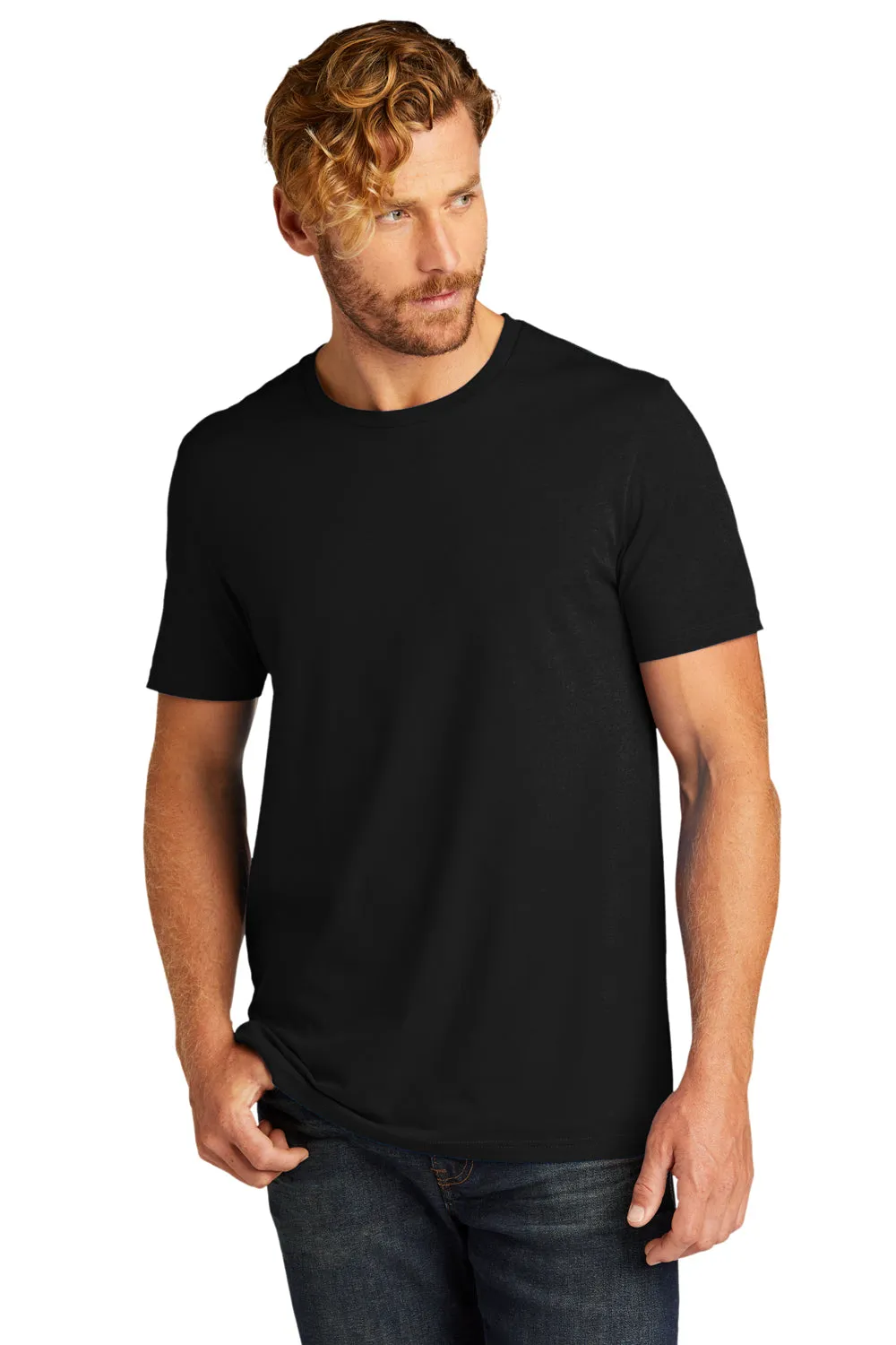 Allmade Herren Bio-Kurzarm-T-Shirt mit Rundhalsausschnitt - Tiefschwarz