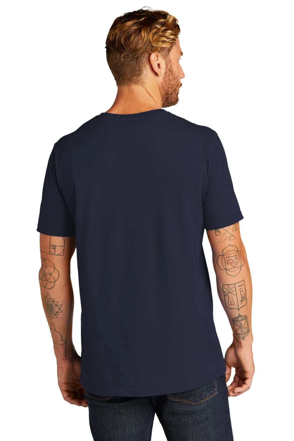 Allmade Herren Bio-Kurzarm-T-Shirt mit Rundhalsausschnitt - Nachthimmel Marineblau