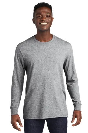 Allmade Herren Recycled Langarm Rundhals T-Shirt - Heather Remade Grau