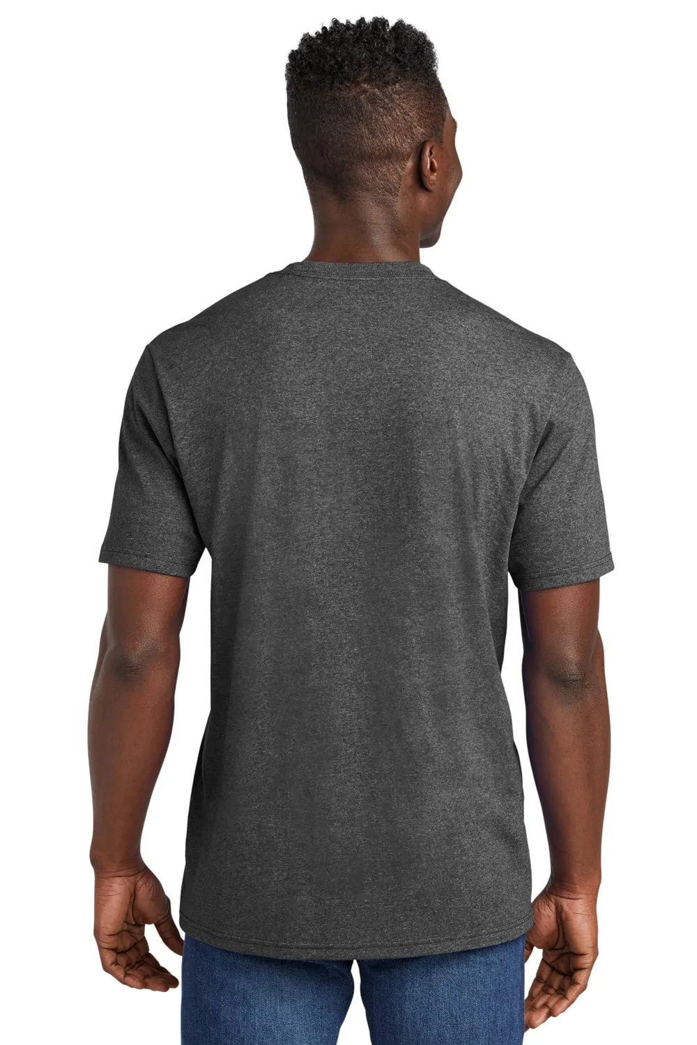 Allmade Herren-Recycling-Kurzarm-T-Shirt mit Rundhalsausschnitt - Meliertes Anthrazitgrau