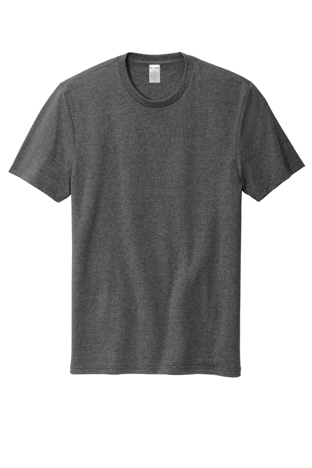 Allmade Herren-Recycling-Kurzarm-T-Shirt mit Rundhalsausschnitt - Meliertes Anthrazitgrau