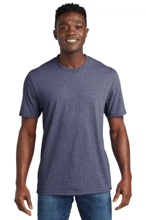 Allmade Herren Recycled Kurzarm Rundhals T-Shirt - Meliert Marineblau