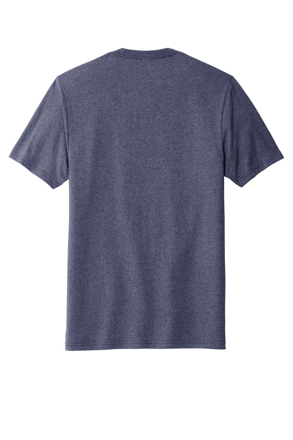 Allmade Herren Recycled Kurzarm Rundhals T-Shirt - Meliert Marineblau