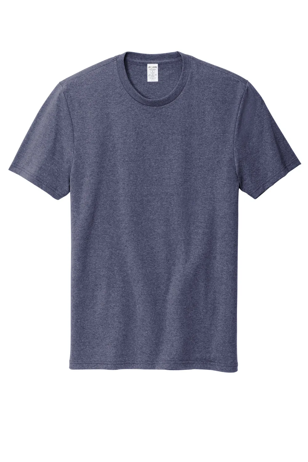 Allmade Herren Recycled Kurzarm Rundhals T-Shirt - Meliert Marineblau