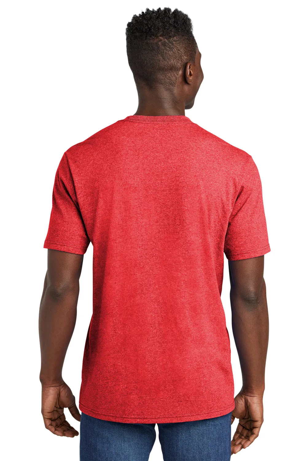 Allmade Herren-Recycling-Kurzarm-T-Shirt mit Rundhalsausschnitt - Heather Rot