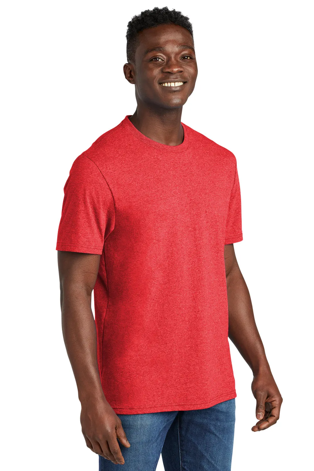 Allmade Herren-Recycling-Kurzarm-T-Shirt mit Rundhalsausschnitt - Heather Rot