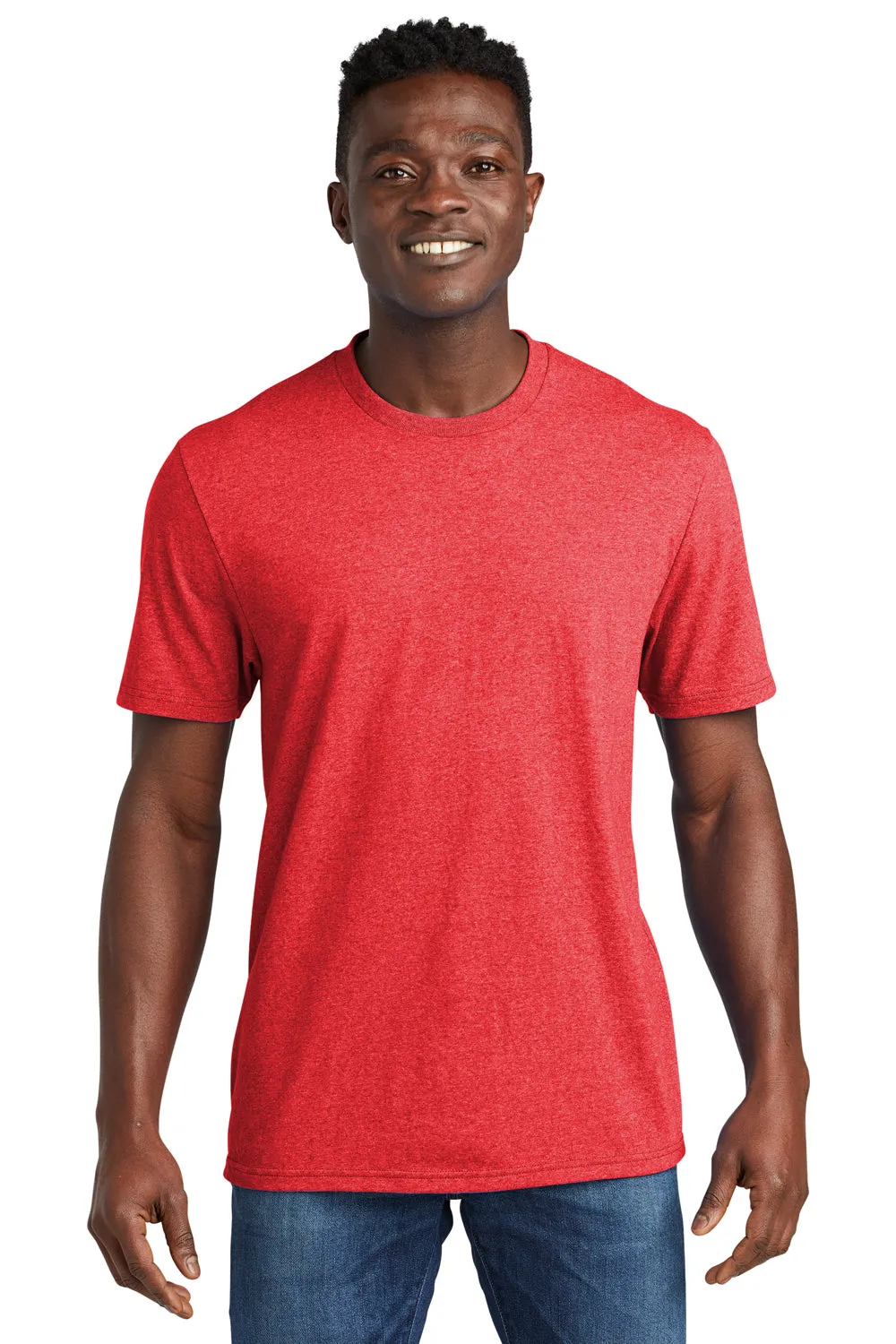 Allmade Herren-Recycling-Kurzarm-T-Shirt mit Rundhalsausschnitt - Heather Rot