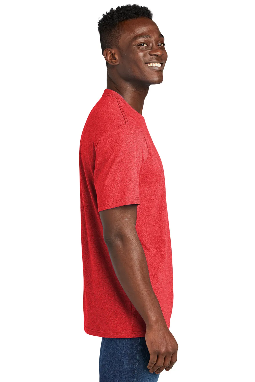 Allmade Herren-Recycling-Kurzarm-T-Shirt mit Rundhalsausschnitt - Heather Rot