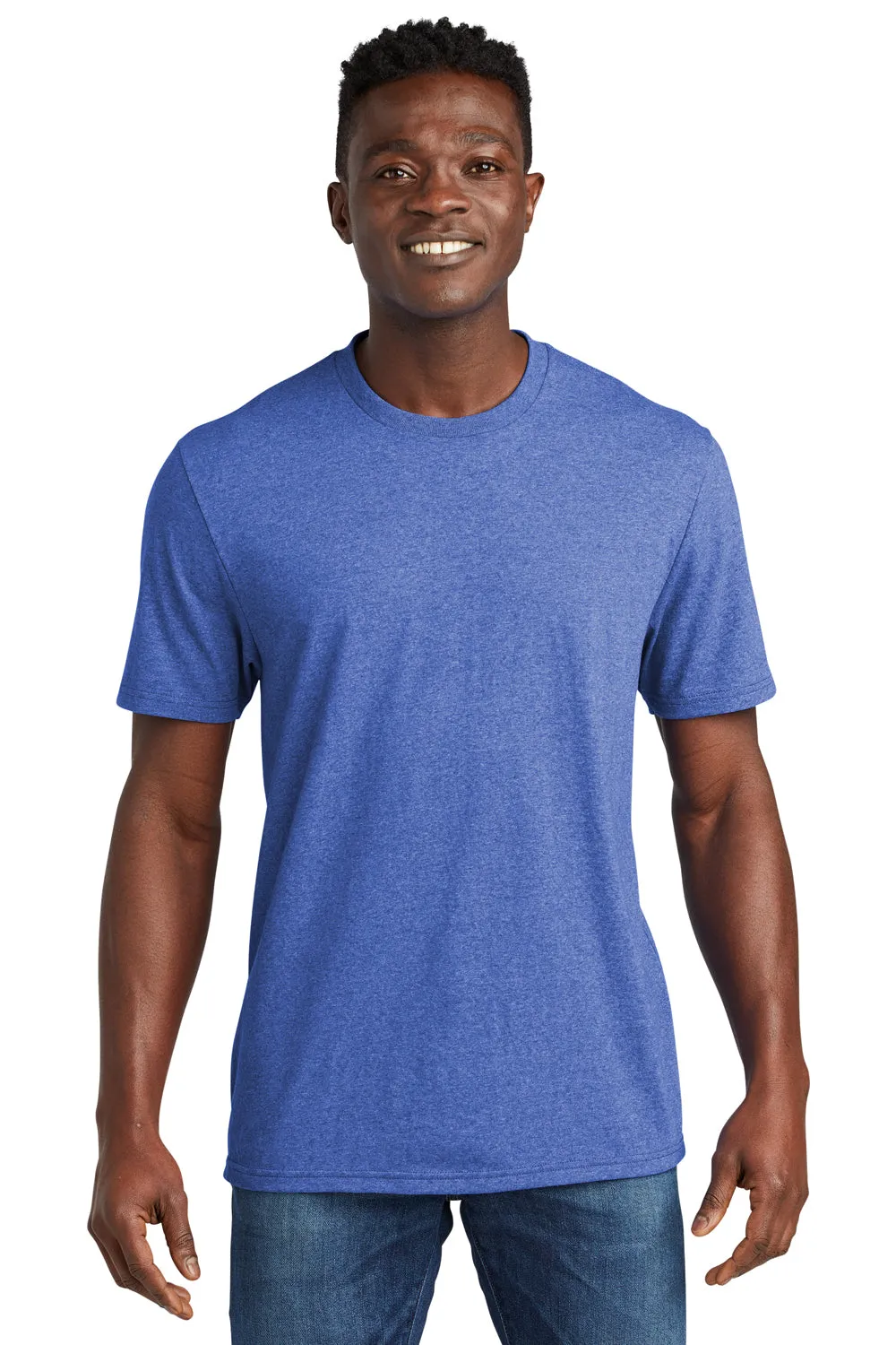 Allmade Herren-Recycling-Kurzarm-T-Shirt mit Rundhalsausschnitt - Heather Royalblau