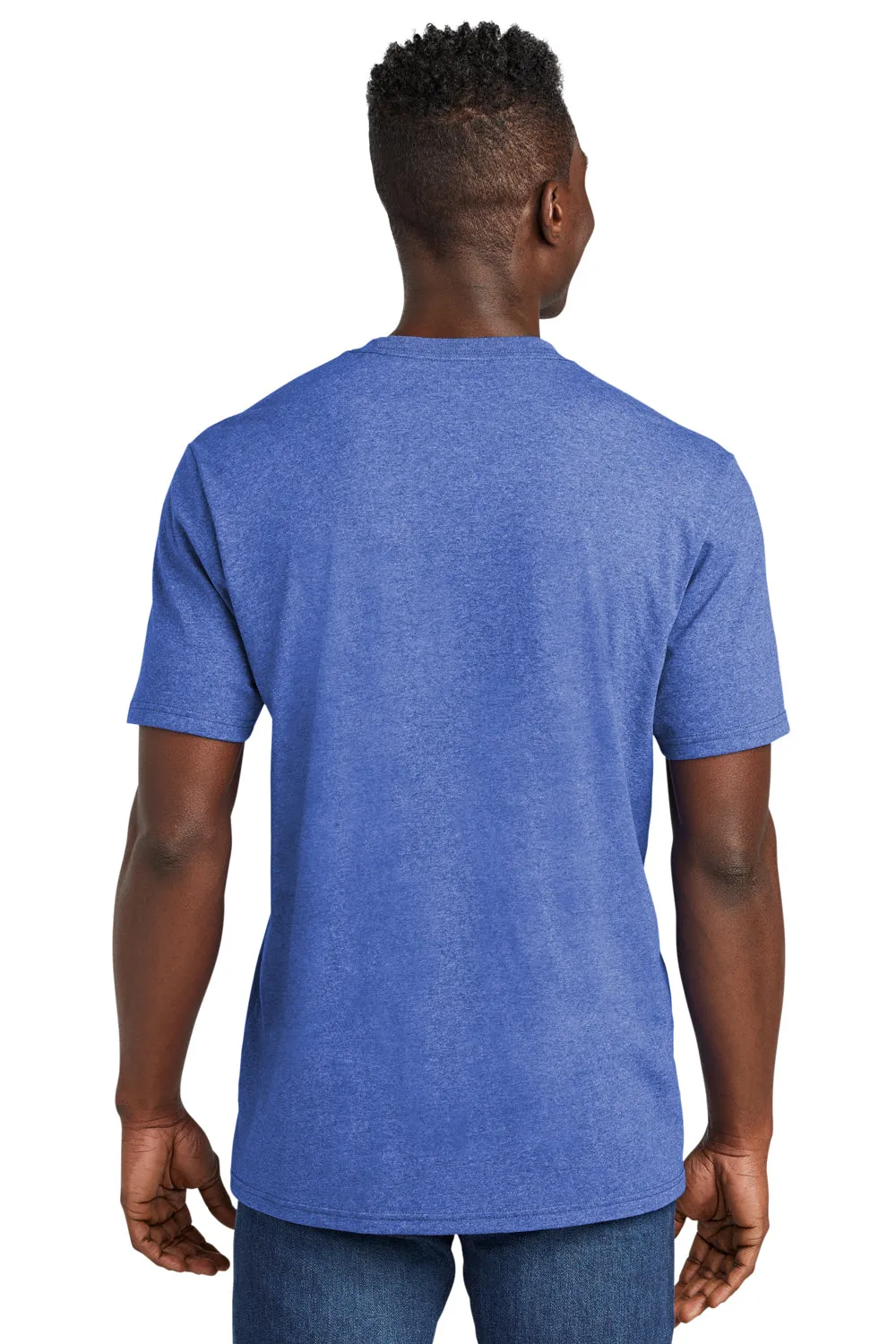 Allmade Herren-Recycling-Kurzarm-T-Shirt mit Rundhalsausschnitt - Heather Royalblau