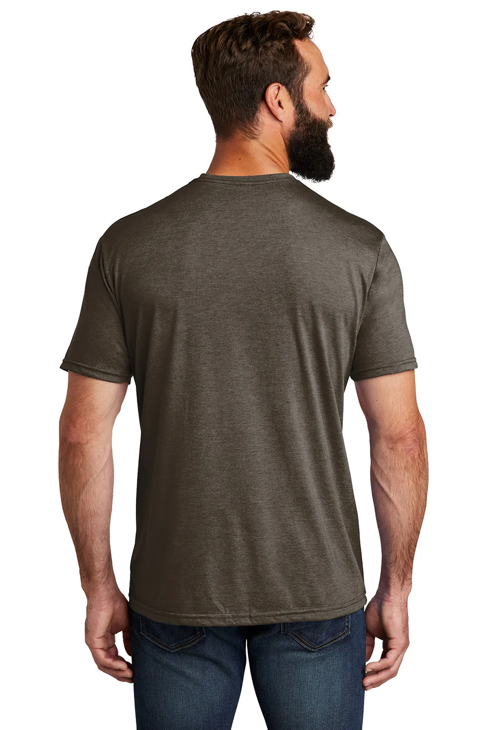 Allmade Herren Kurzarm T-Shirt mit Rundhalsausschnitt - Erdbraun