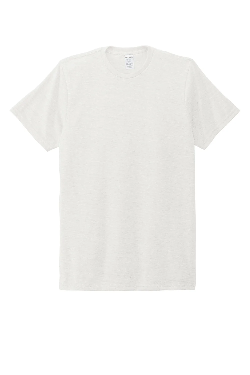 Allmade Herren Kurzarm T-Shirt mit Rundhalsausschnitt - Ziemlich Weiß