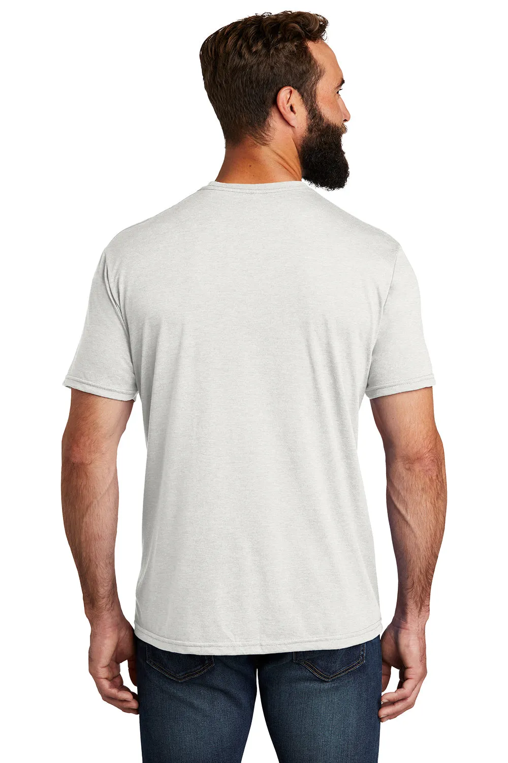 Allmade Herren Kurzarm T-Shirt mit Rundhalsausschnitt - Ziemlich Weiß