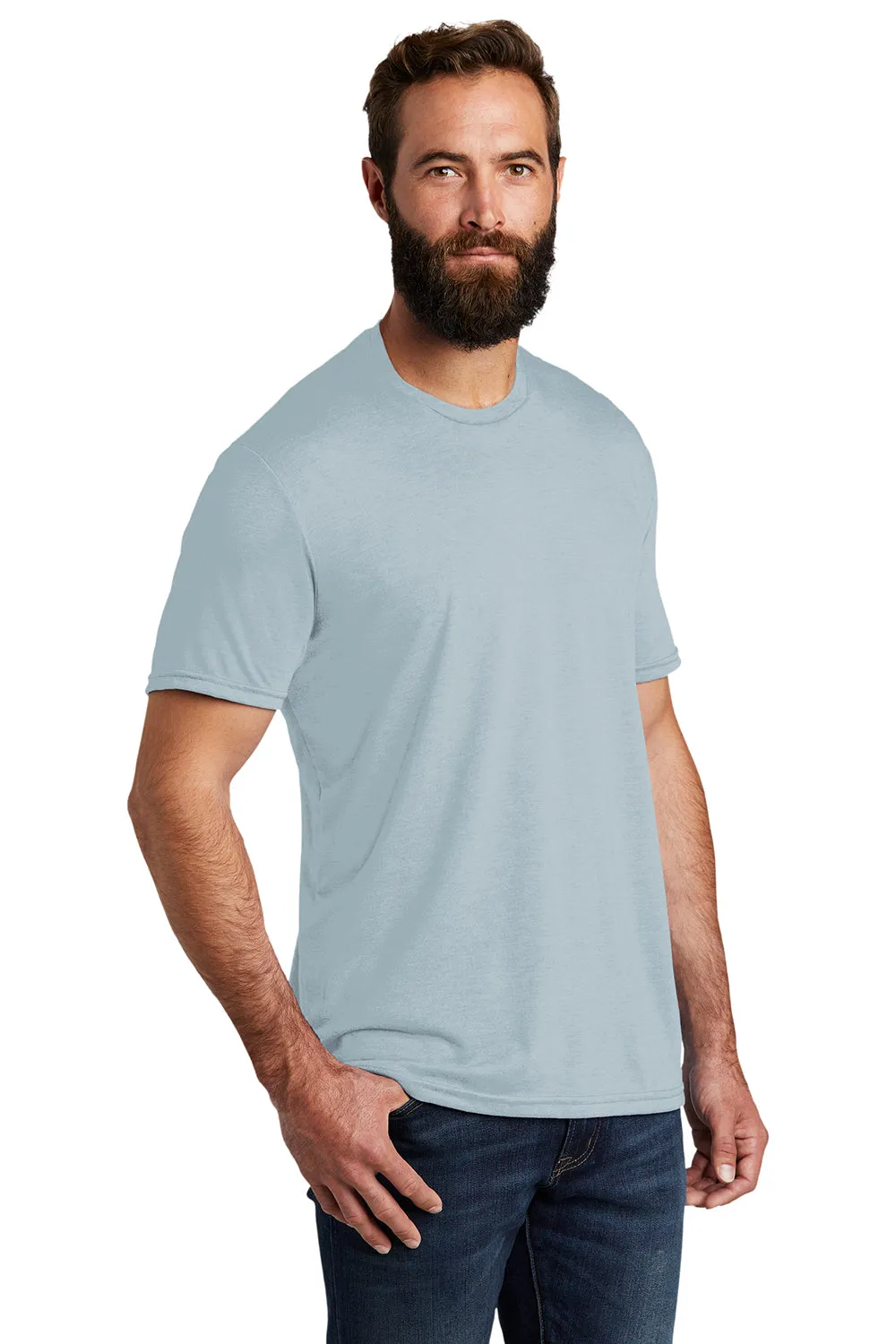 Allmade Herren Kurzarm T-Shirt mit Rundhalsausschnitt - Ich Mag Dich Blau