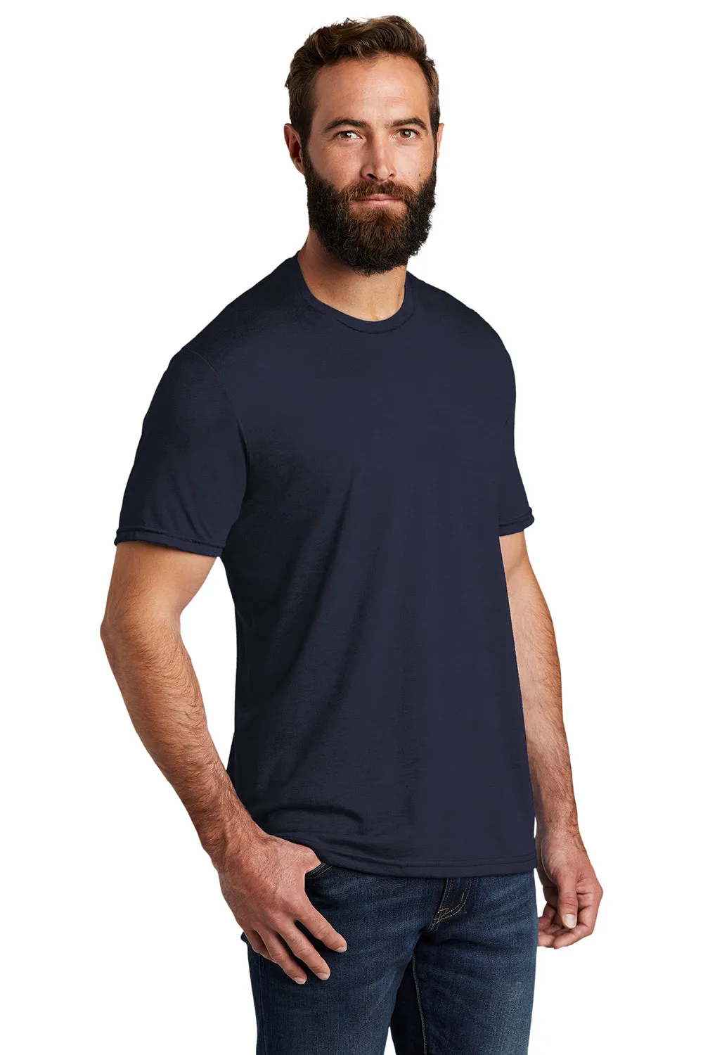 Allmade Herren Kurzarm T-Shirt mit Rundhalsausschnitt - Nachthimmel Marineblau