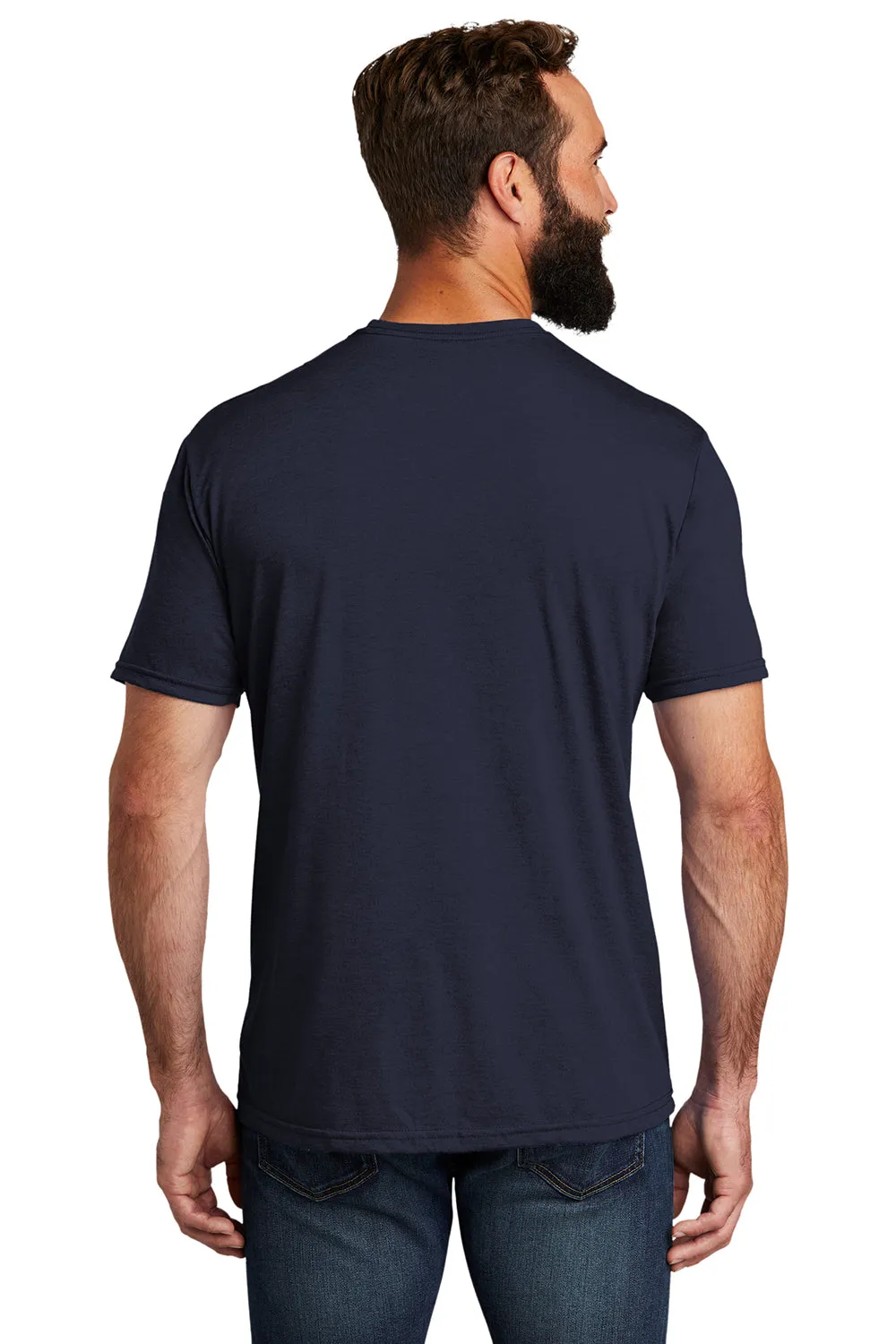 Allmade Herren Kurzarm T-Shirt mit Rundhalsausschnitt - Nachthimmel Marineblau