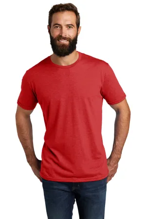 Allmade Herren Kurzarm Rundhals T-Shirt - Aufsteigendes Rot