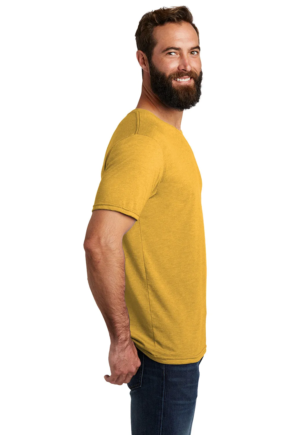 Allmade Herren Kurzarm T-Shirt mit Rundhalsausschnitt - Sonnenfänger Gold