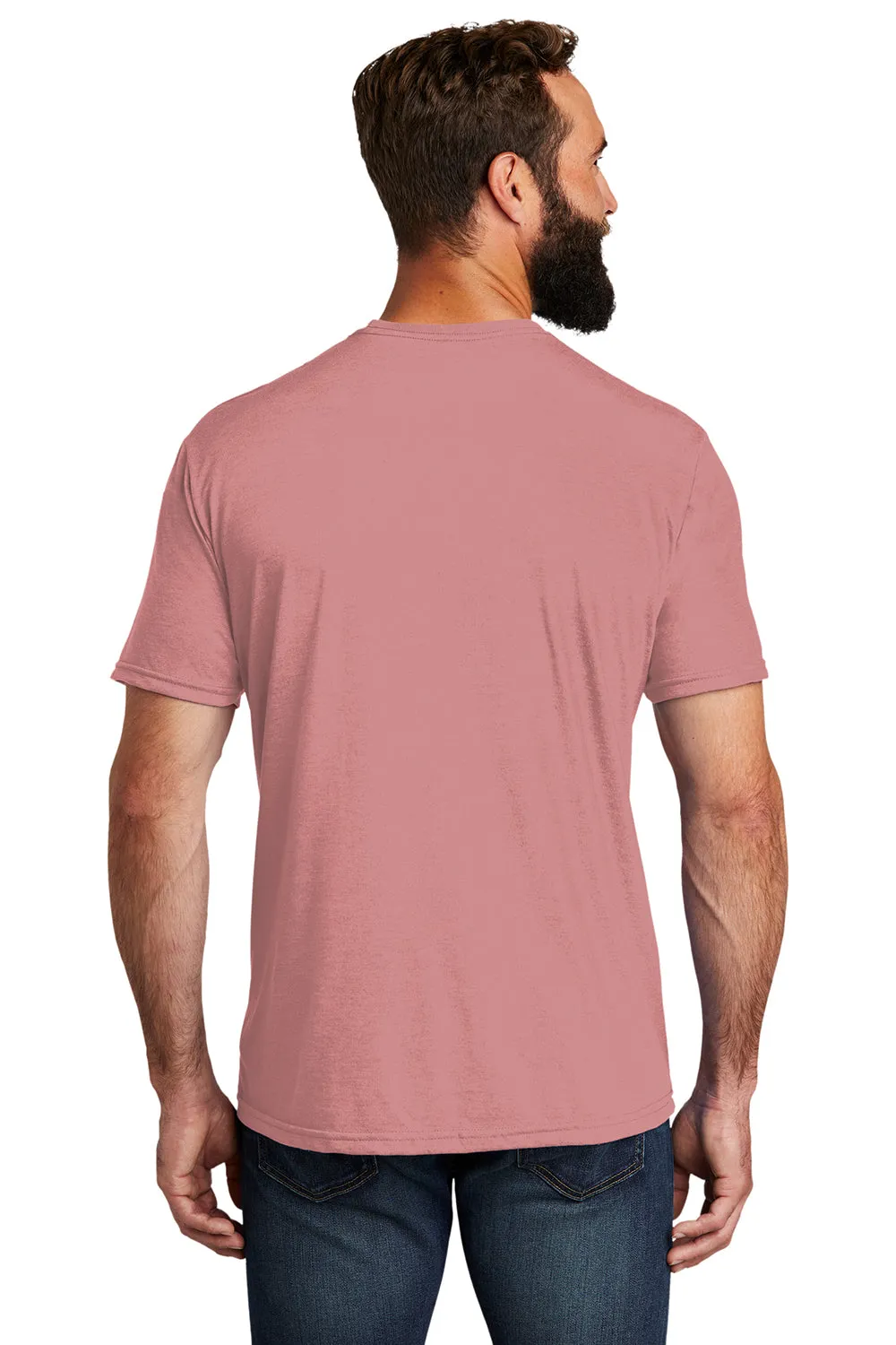 Allmade Herren Kurzarm T-Shirt mit Rundhalsausschnitt - Vintage Rosé Pink