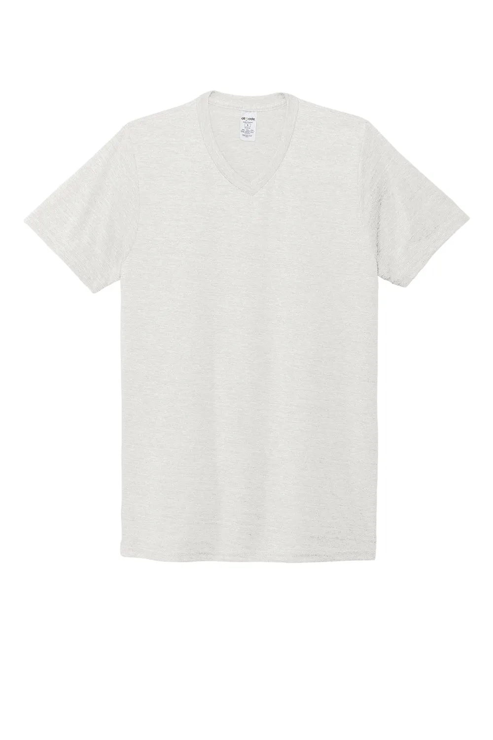 Allmade Herren V-Ausschlag Kurzarm T-Shirt - Ziemlich Weiß