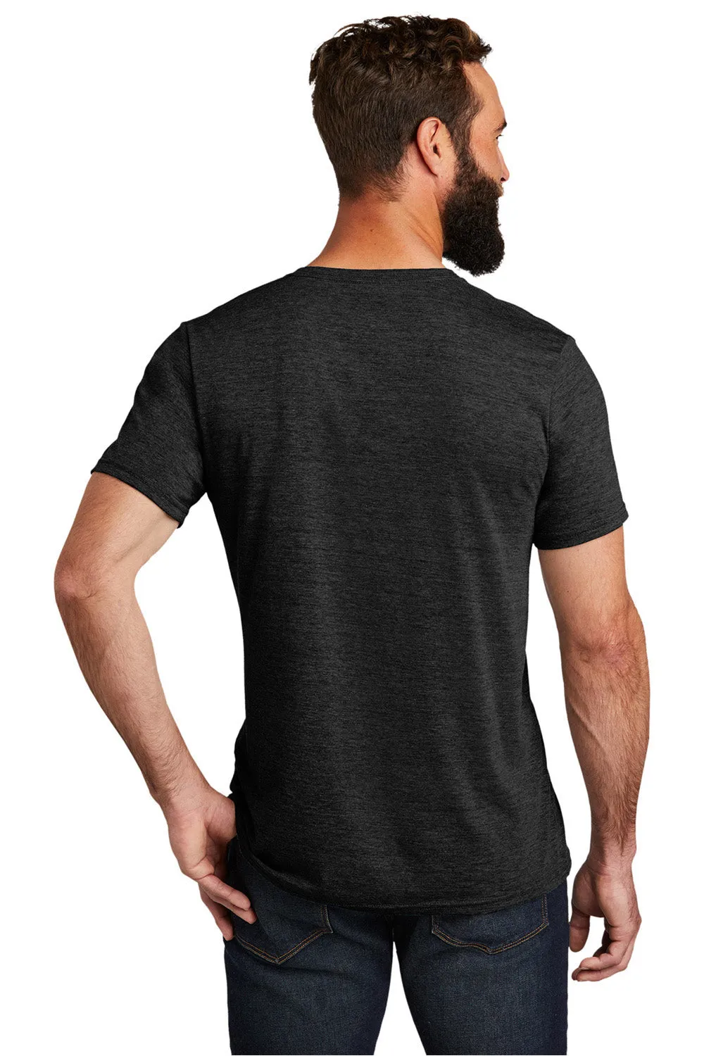 Allmade Herren V-Ausschlag Kurzarm T-Shirt - Weltraumschwarz