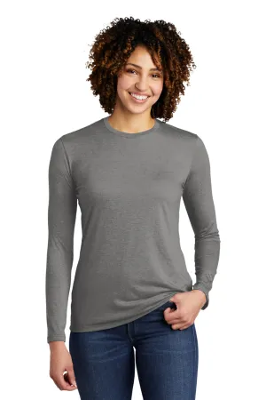 Allmade Damen Langarm Rundhals T-Shirt - Aluminiumgrau