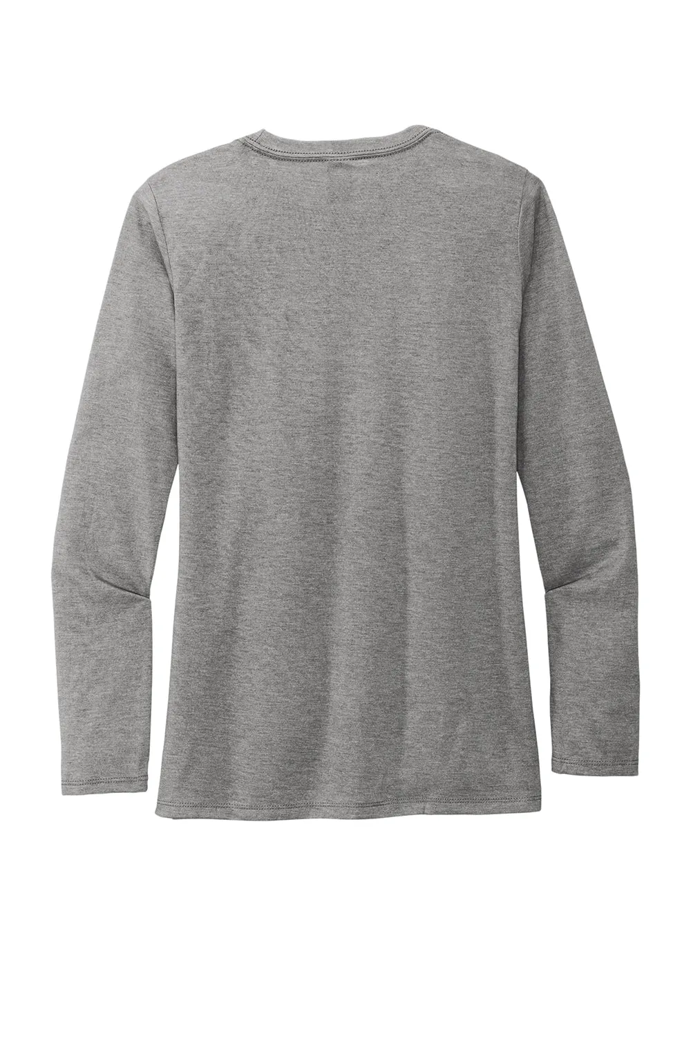 Allmade Damen Langarm Rundhals T-Shirt - Aluminiumgrau