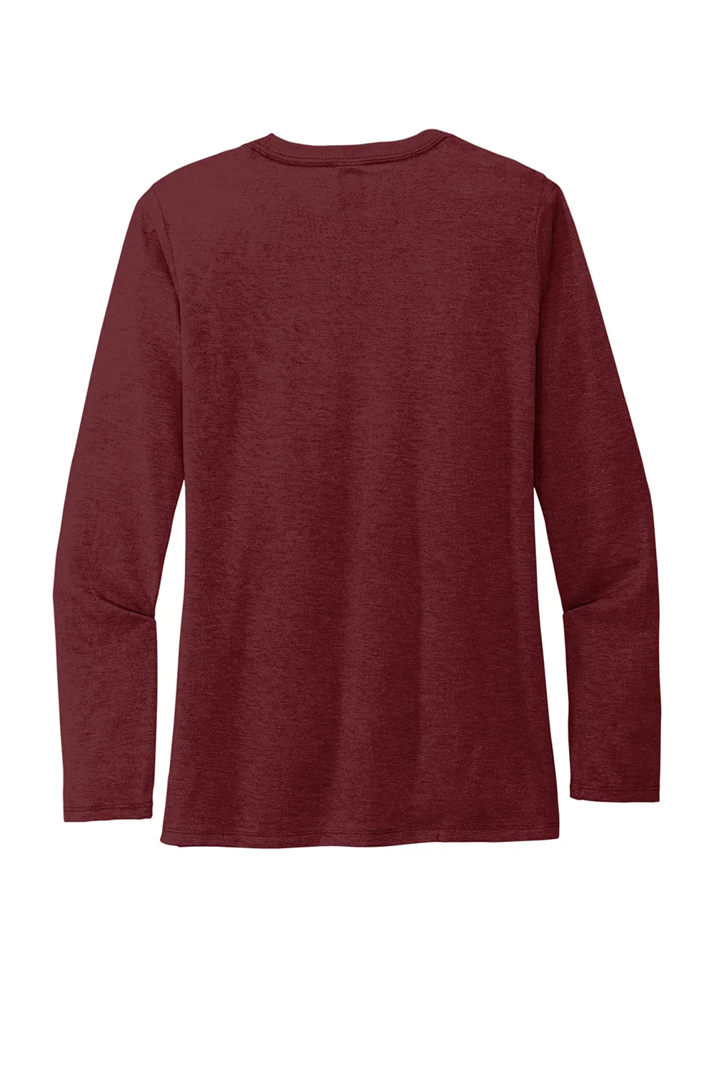Allmade Damen Langarm Rundhals T-Shirt - Weinrot
