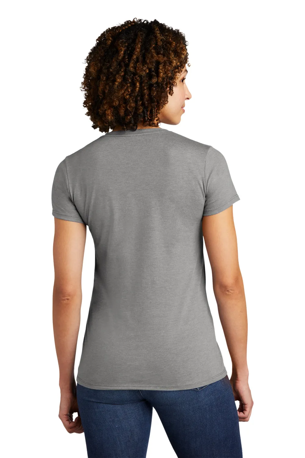 Allmade Damen Kurzarm Rundhals T-Shirt - Aluminiumgrau