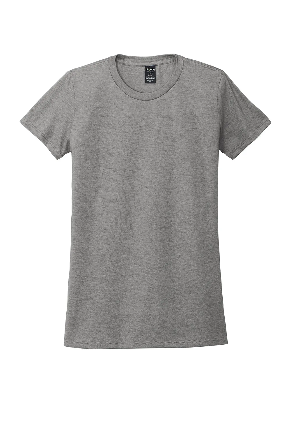Allmade Damen Kurzarm Rundhals T-Shirt - Aluminiumgrau