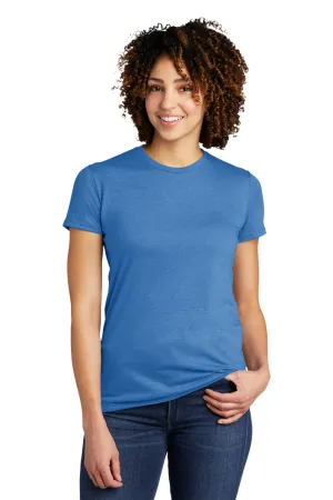 Allmade Damen Kurzarm Rundhals T-Shirt - Azurblau