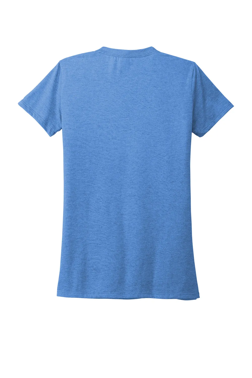 Allmade Damen Kurzarm Rundhals T-Shirt - Azurblau