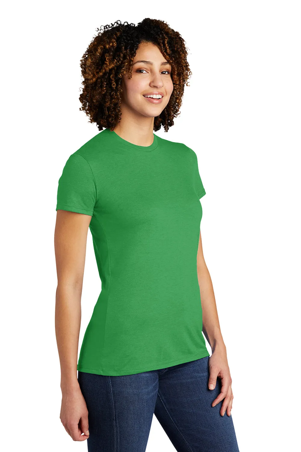 Allmade Damen Kurzarm Rundhals T-Shirt - Umweltfreundliches Grün