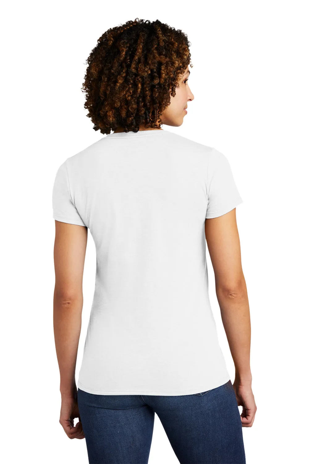 Allmade Damen Kurzarm Rundhals T-Shirt - Ziemlich Weiß