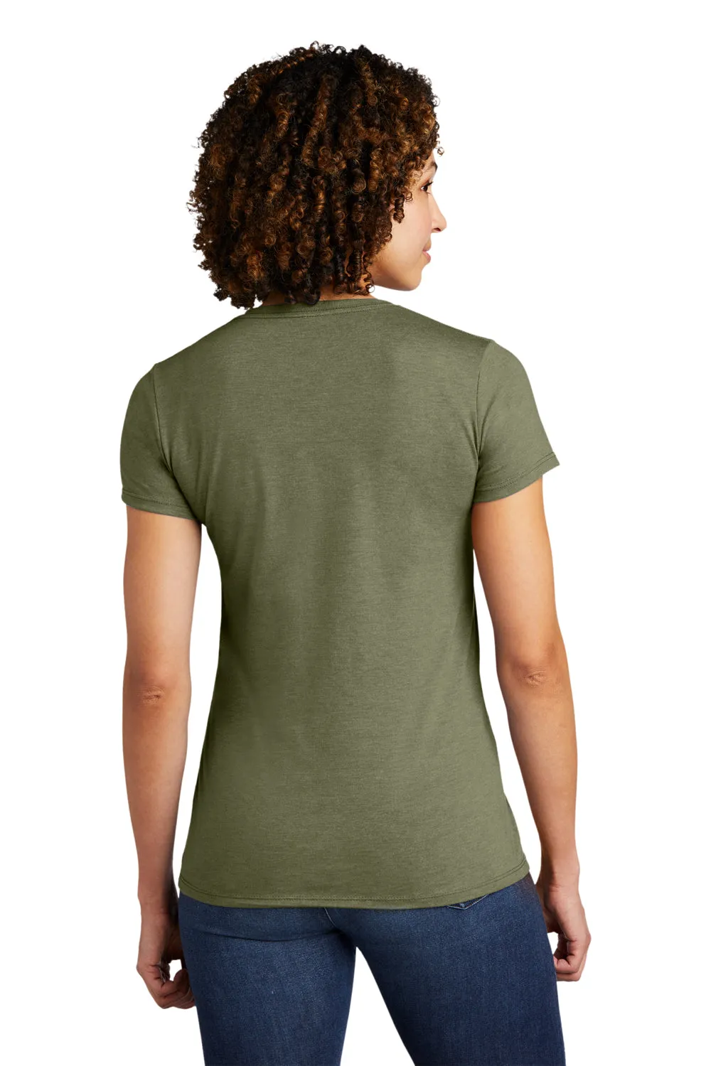 Allmade Damen Kurzarm Rundhals T-Shirt - Olive You Grün