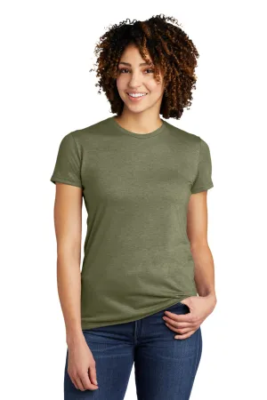Allmade Damen Kurzarm Rundhals T-Shirt - Olive You Grün