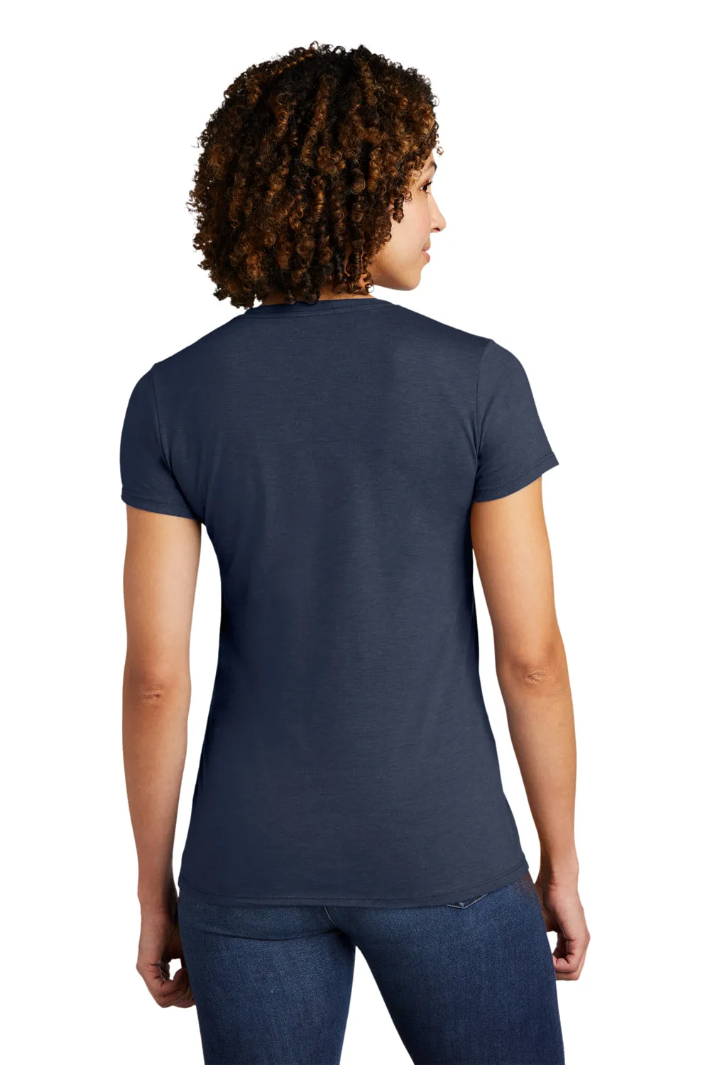 Allmade Damen Kurzarm Rundhals T-Shirt - Rebell Blau